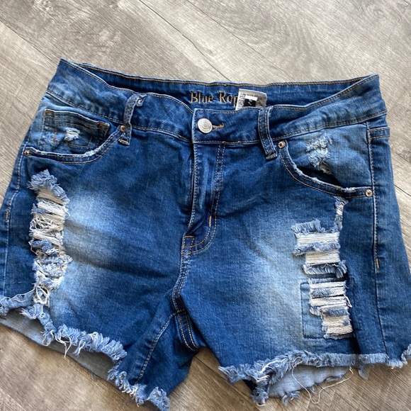 Blue rope shorts - Picture 7 of 10